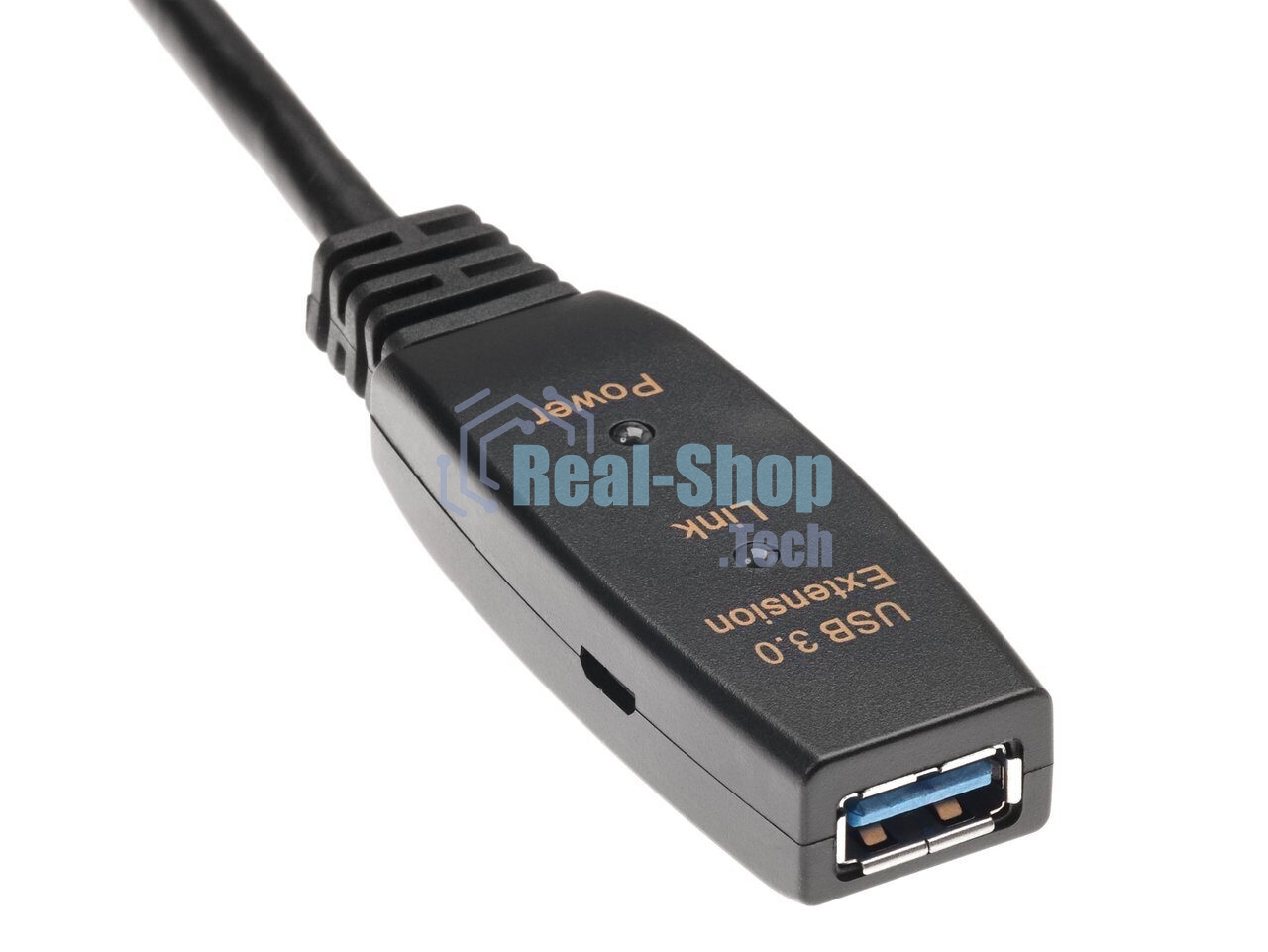 Кабель-адаптер USB3.0-repeater, удлинительный активный Am-->Af 15м QUST/qust