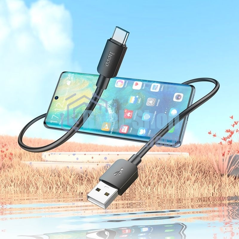 Кабель Hoco X96 Hyper 27W TYPE-C USB (m)-USB Type-C (m) 1м черный коробка