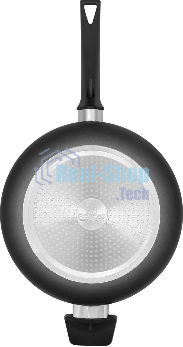 Сотейник Rondell Strike RDA-1399, 28 см, с крышкой, серый