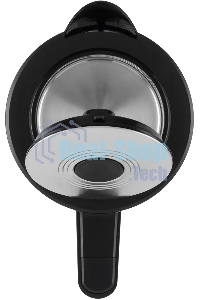 Чайник электрический Hyundai HYK-G3509 1.7л. 2200Вт черный/прозрачный корпус: стекло/пластик