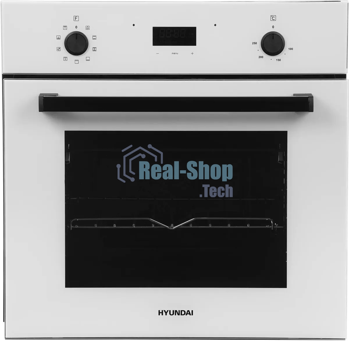 Духовой шкаф электрический Hyundai 6009.25 WG белый стекло
