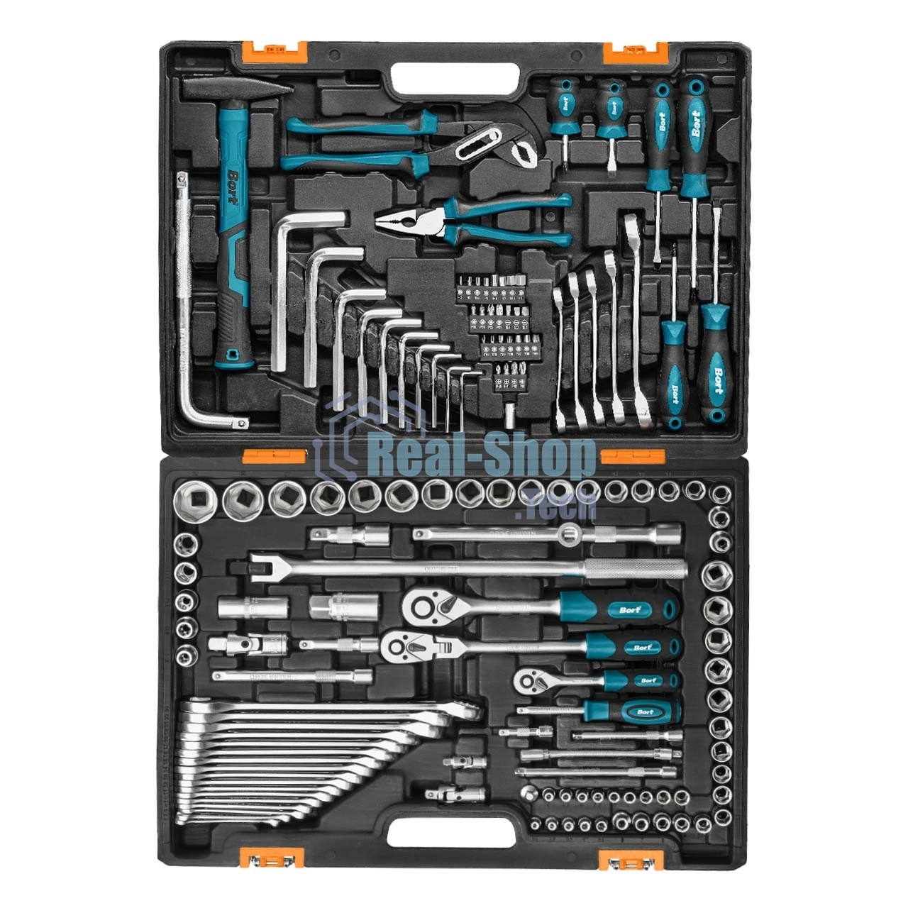 Набор ручного инструмента Bort BTK-142U