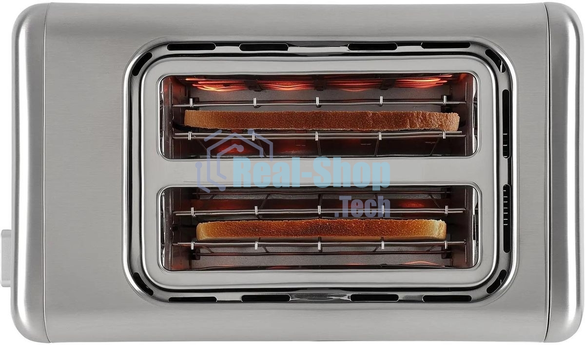 Тостер Hyundai HYT-3305 800Вт черный/серебристый