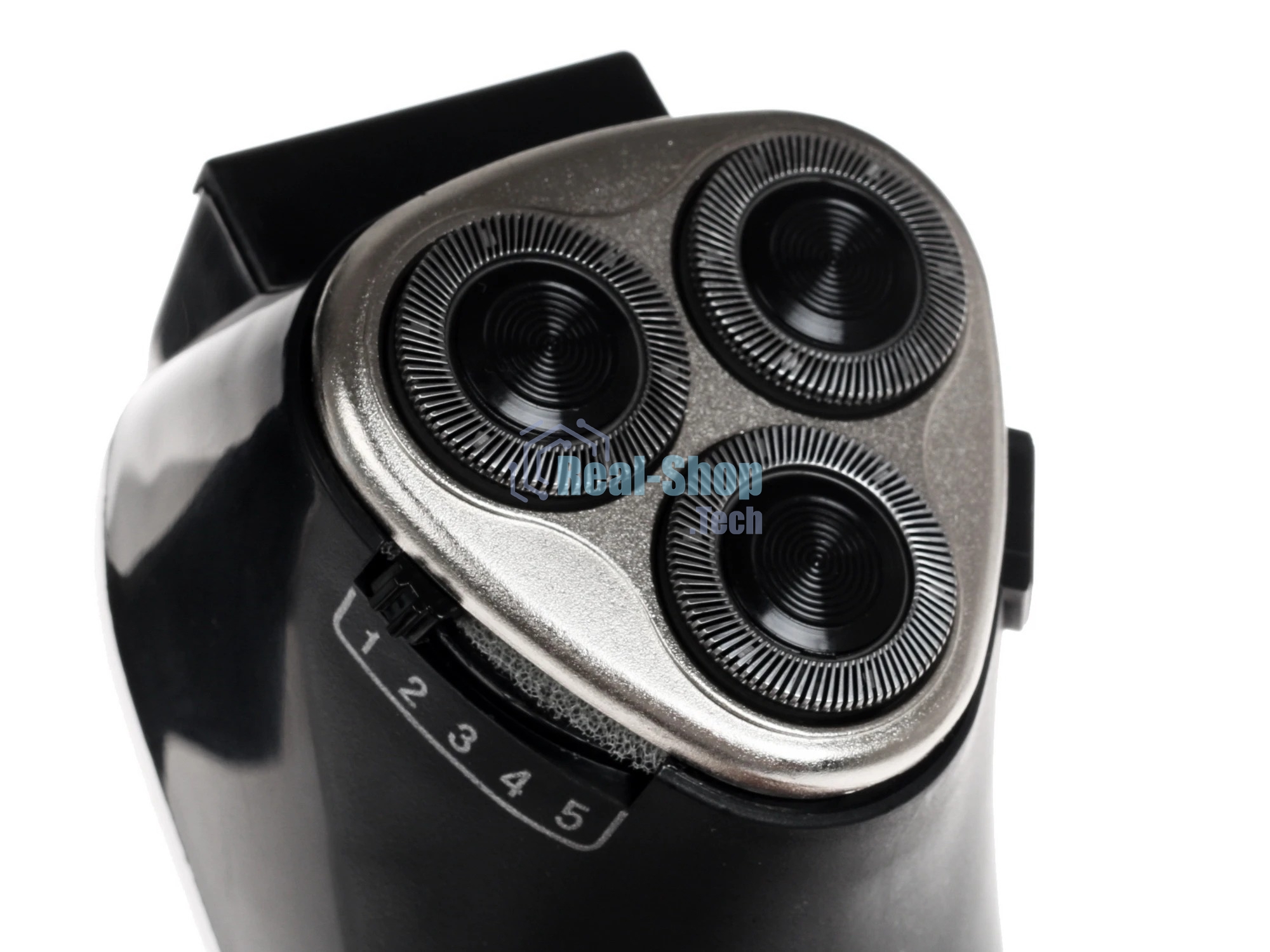 Электробритва Бердск 9 черный/стальной