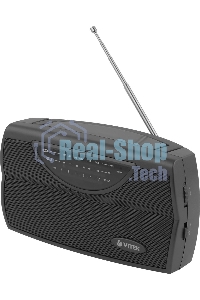 Радиоприемник Vitek VT-3591 (GY) LED индикатор Телескопическая антенна Тип батареек	UM-1