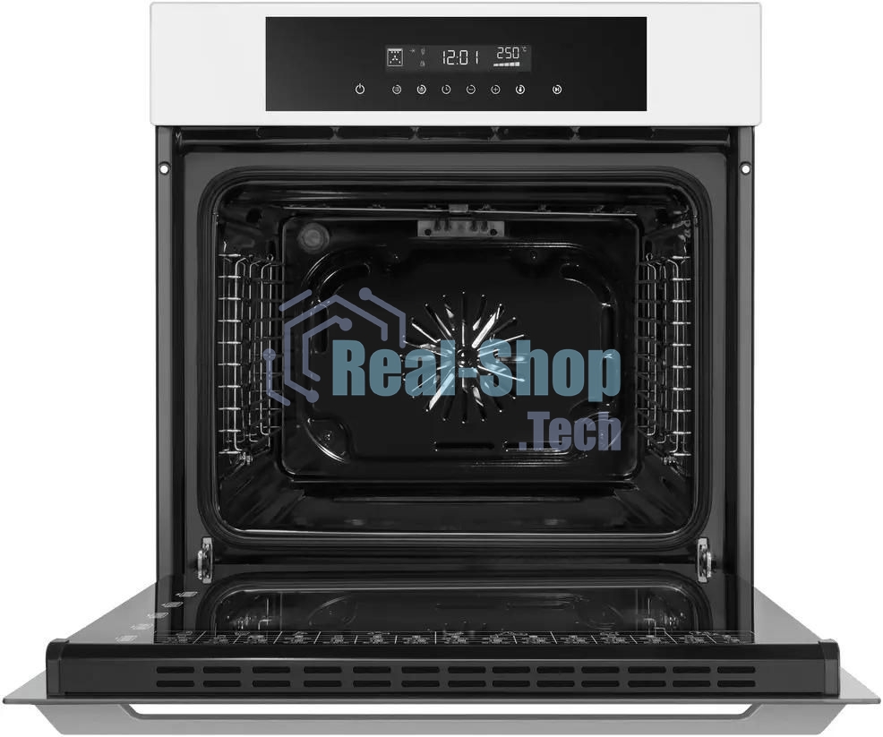 Шкаф духовой электрический Maunfeld AEOD60103W, 60л, дверца с 3 стеклами, белый