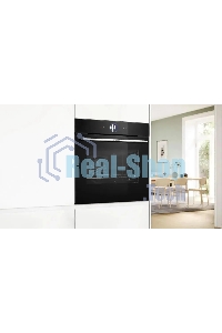 Встраиваемый духовой шкаф электрический Bosch HBG7764B1 черный