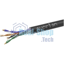 Кабель витая пара U/UTP cat.5e 4х2х24AWG solid Cu PE Out. Premium 305м (м) SUPRLAN 01-0311-2