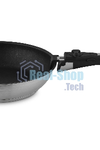 Набор Rondell RDS-1315, 5 предм: Кастрюли б/кр 16 см (1,4 л), 20 см (2,8 л), сковороды б/кр 26x5 см, 28x5 см, съемная