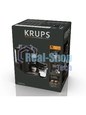 Кофемашина Krups Arabica Latte EA819E10 1450Вт черный/коричневый