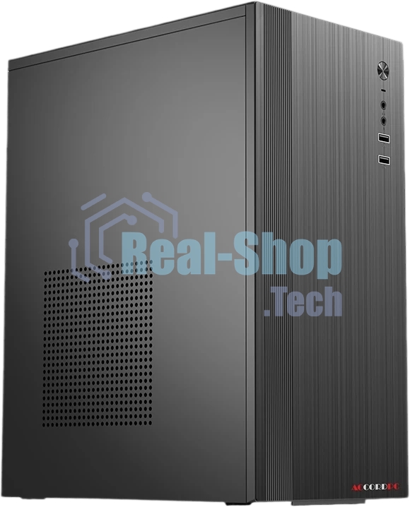 Корпус ACCORD ACC-M802, Mini-Tower, чёрный