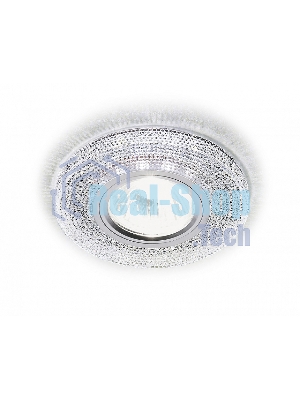 Корпус светильника S290 CH хром/прозрачный/MR16+3W(LED WHITE)