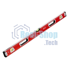 Уровень алюминиевый Matrix, магнит фрезеров 3 глазка 2 комп, рукоятки, 1000 мм