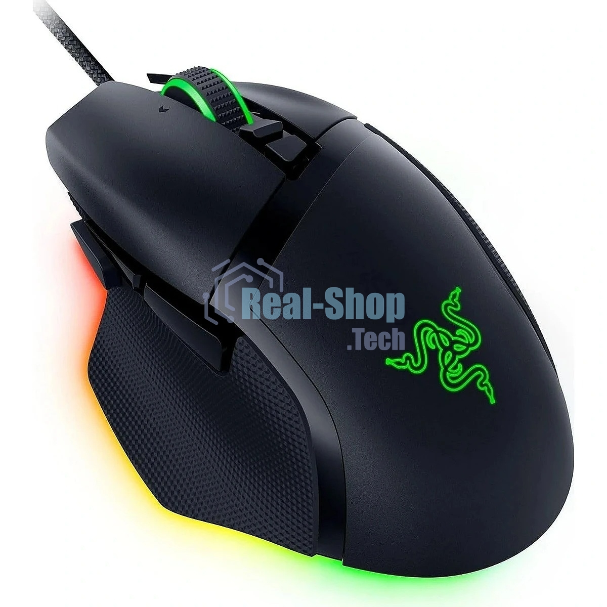 Мышь проводная Razer Basilisk V3 35K черный, 35000 dpi, USB, кнопки - 11
