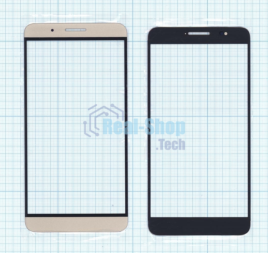 Стекло для Huawei ShotX/Honor 7i золотое