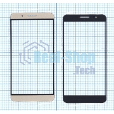 Стекло для Huawei ShotX/Honor 7i золотое