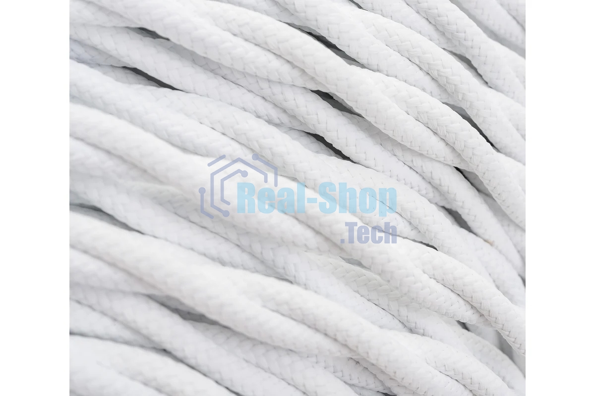 Провод ретро Bironi B1-424-71-50 2х1.5 матовый белый (уп. 50 м)