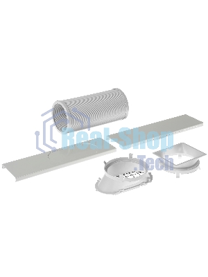 Кондиционер мобильный Hisense AP-07CR4GKVS00 7000 BTU, 14 м², 51 дБ, охлаждение, осушение, белый
