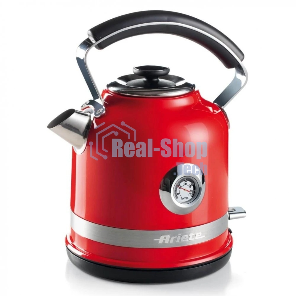 Чайник электрический Ariete Moderna 2854 красный, 2000 Вт, 1.7 л