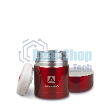 Термос Арктика 302-500 красный, широкое горло 0,5 л для супа и еды, холод/тепло 12 ч