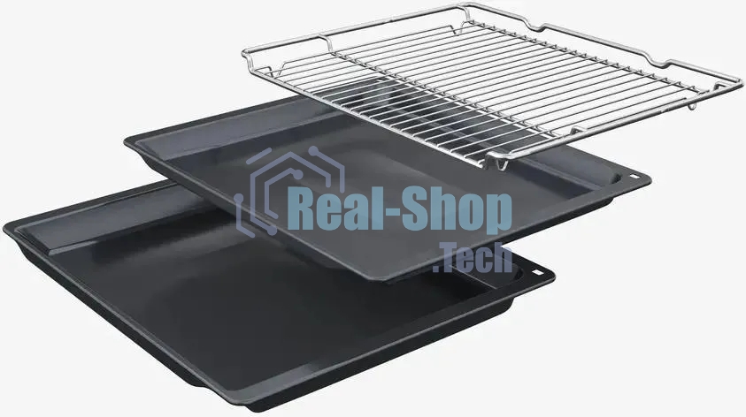 Встраиваемый духовой шкаф электрический Bosch HBG7764B1 черный