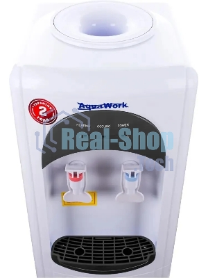 Кулер для воды Aqua Work 17-LDR, верхняя загрузка, нагрев 90 °С, охлаждение 12 °С, белый/черный