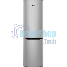 Холодильник Atlant ХМ 6624-189 серебристый двухкамерный 228/119 л морозилка снизу, капельная система