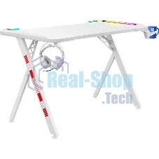 Стол игровой Defender FOTON RGb белый