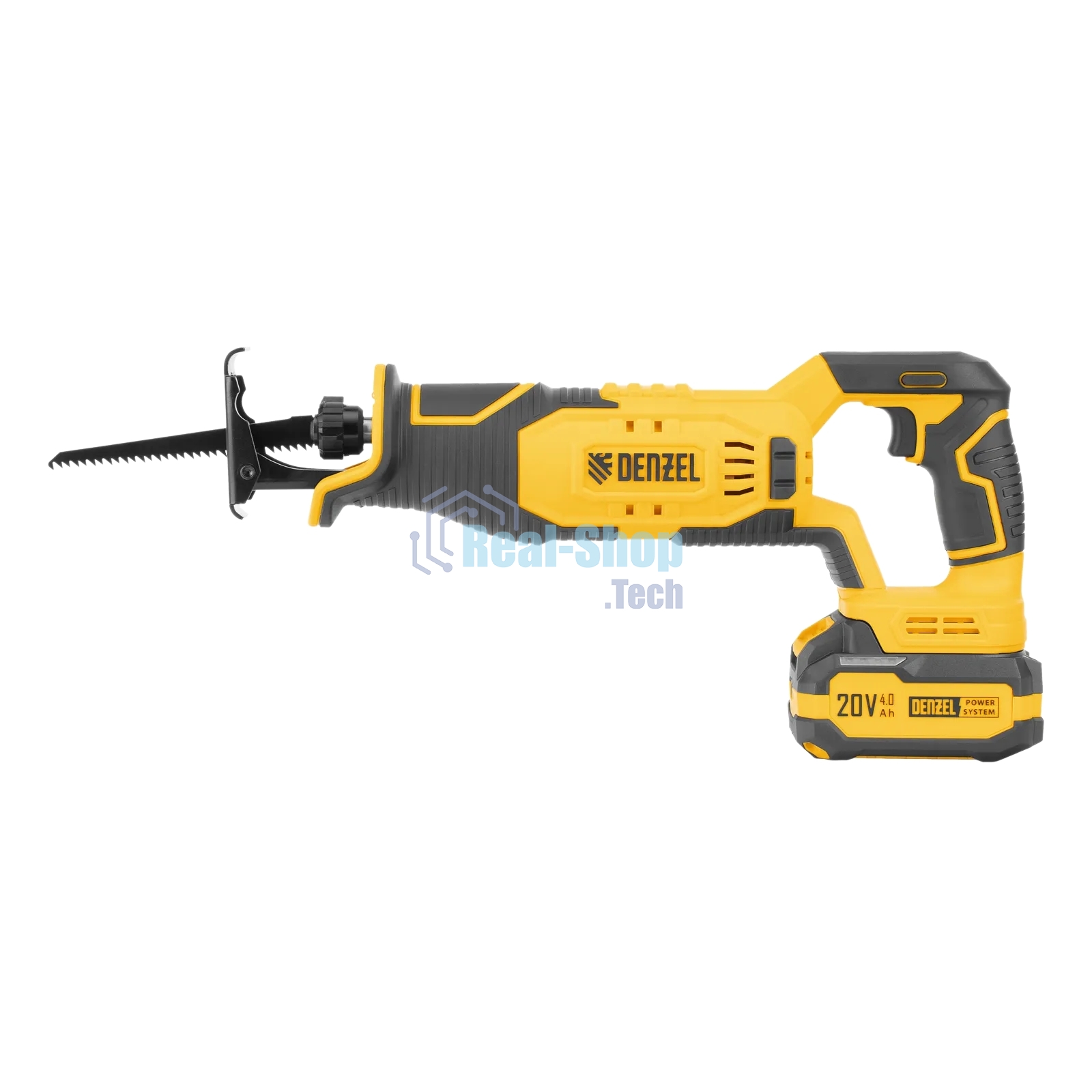 Пила сабельная Denzel RS-180 аккумуляторная Li-Ion, 20 В