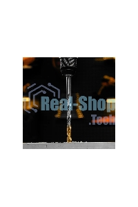 Сверло спиральное по металлу Denzel 11 х 195 мм, Р6М5, Golden Tip, удлиненное