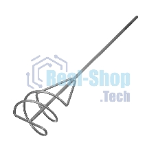 Миксер Сибртех для строительных смесей, 100х9х450 мм, шестигранный хвостовик