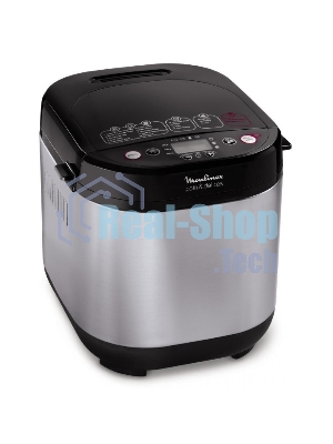 Хлебопечка Moulinex OW240E30 серебристый/черный, 650 Вт, 1.0 кг, 20 программ