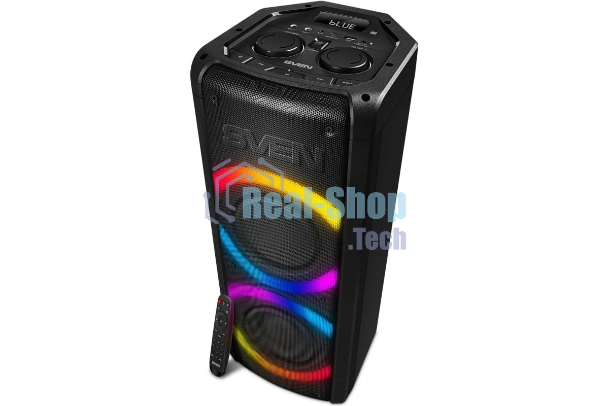 Портативная акустика Sven АС PS-710 черный 100 Вт Bluetooth