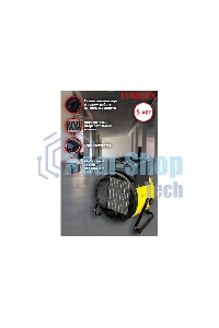 Пушка тепловая электрическая ТЭПК-EU-5000K круглая керамич. нагрев. элемент EUROLUX 67/1/38