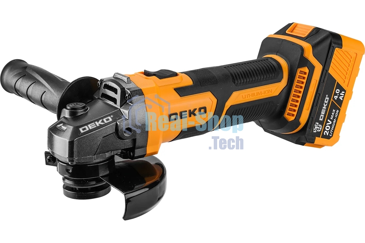 Угловая шлифовальная машина Deko DKAG20-125 8500об/мин рез.шпин.:M15 d=126мм