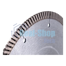 Диск алмазный Gross 73034 ф230x22,2 мм, турбо с лазерной перфорацией, сухое резание