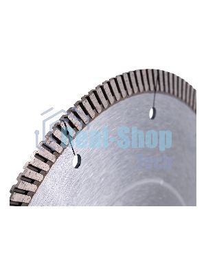 Диск алмазный Gross 73034 ф230x22,2 мм, турбо с лазерной перфорацией, сухое резание