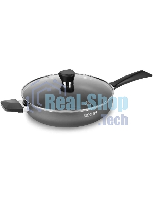 Сотейник Rondell Strike RDA-1399, 28 см, с крышкой, серый