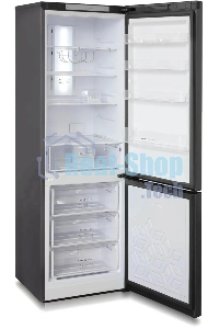 Холодильник Бирюса Б-W960NF графит двухкамерный 240/100л морозилка снизу, No Frost
