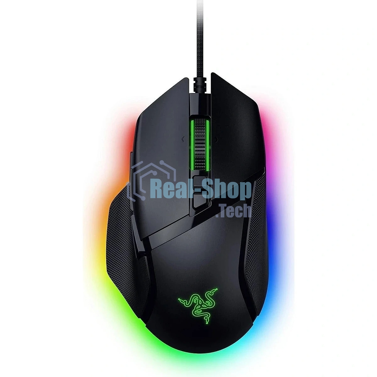 Мышь проводная Razer Basilisk V3 35K черный, 35000 dpi, USB, кнопки - 11