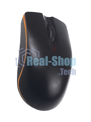 Мышь проводная Qumo Practic Office M90 черный, 1000 dpi, USB, кнопки - 3