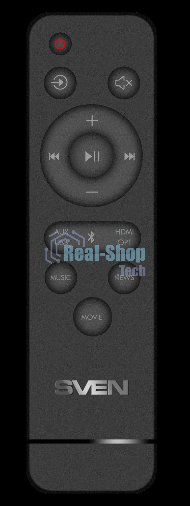 Саундбар SVEN SB-2055, черный, (80 Вт, Bluetooth, HDMI, ПДУ, Optical, USB, дисплей)