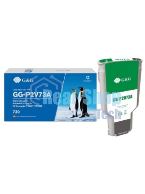 Картридж струйный G&G GG-P2V73A 730 черный фото (300 мл) для HP DJ T1600/T1700/T2600