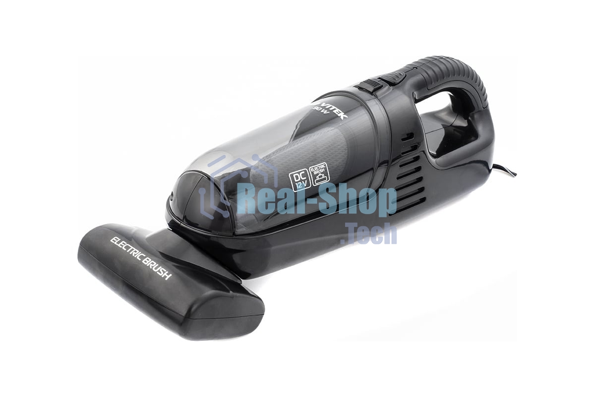 Пылесос автомобильный Vitek VT-1850(BK) 90 Вт/ Моющийся фильтр.