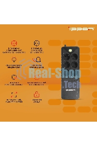 Источник бесперебойного питания Ippon Back Verso 800 черный