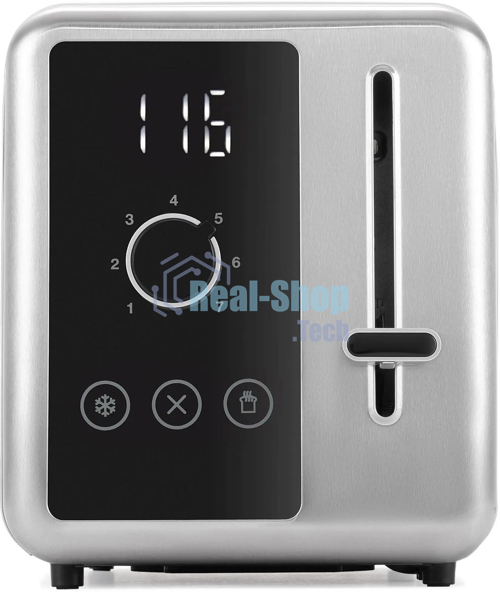 Тостер Hyundai HYT-3305 800Вт черный/серебристый