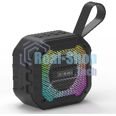 Колонка порт. Digma D-PS1501 черный 10W 1.0 BT 10м 1500mAh
