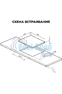 Варочная поверхность LEX EVH 641A BL черный