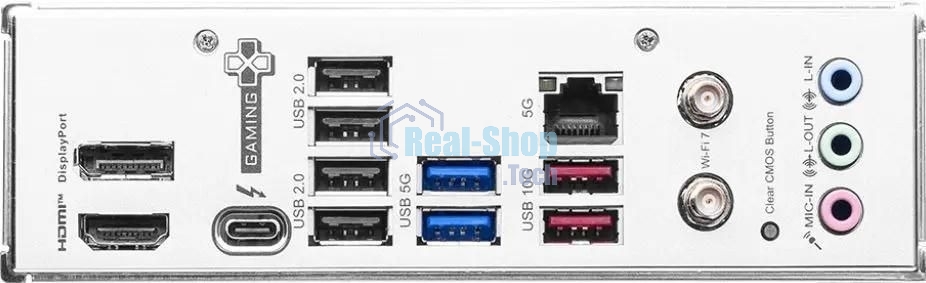 Материнская плата MSI B860 GAMING PLUS WIFI, LGA 1851, Intel B860, 4xDDR5, 4xSATA, 3xM.2, 1xPCIe 4.0 x4, 1xPCIe 5.0 x16, 1xDP, 1xHDMI, 1xUSB-C, 1x 5Gb LAN, 4xUSB-A 2.0, 2xUSB-A 3.2 Gen 1, 2xUSB 3.2 Gen 2, 7.1, 3x3.5 мм, ATX