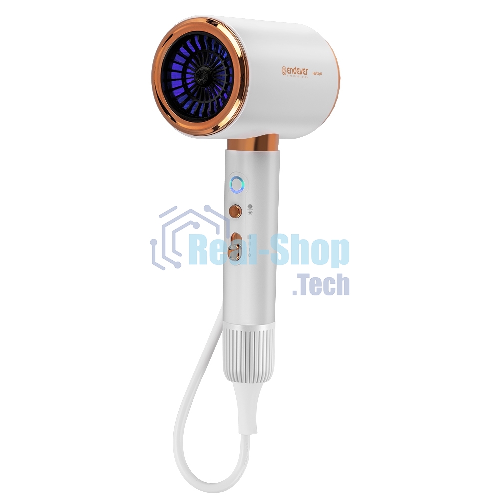 Фен Endever Aurora-513 белый/золотой, 2200 Вт